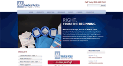 Desktop Screenshot of medical-action.com